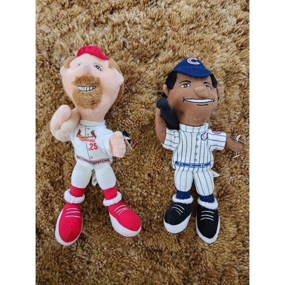 Sammy Sosa & Mark McGwire 1999 11" Plush Collectible Highlight Starz MLB Toys - Picture 1 of 7